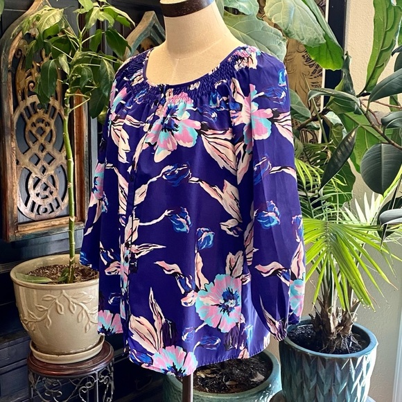 Anthropologie Yumi Kim floral peasant top - Picture 2 of 13